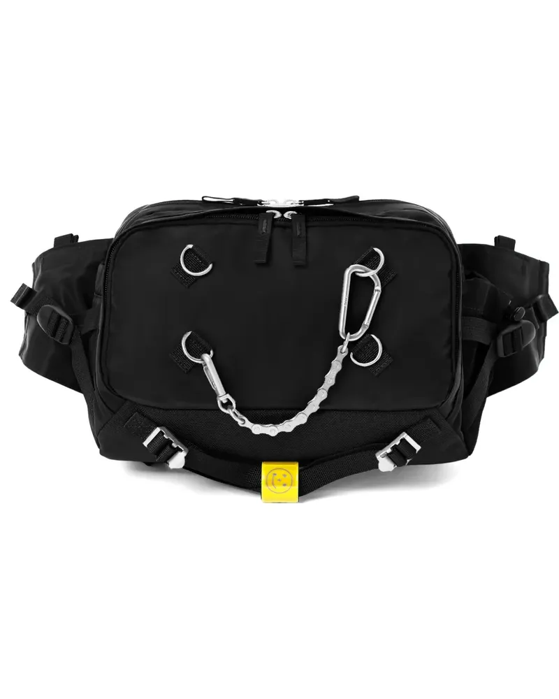 PORTER-YOSHIDA & CO chain-detail shoulder bag - Schwarz Schwarz