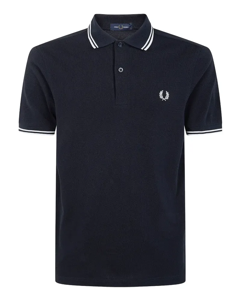 Fred Perry twin-tipped polo shirt - Blau Blau
