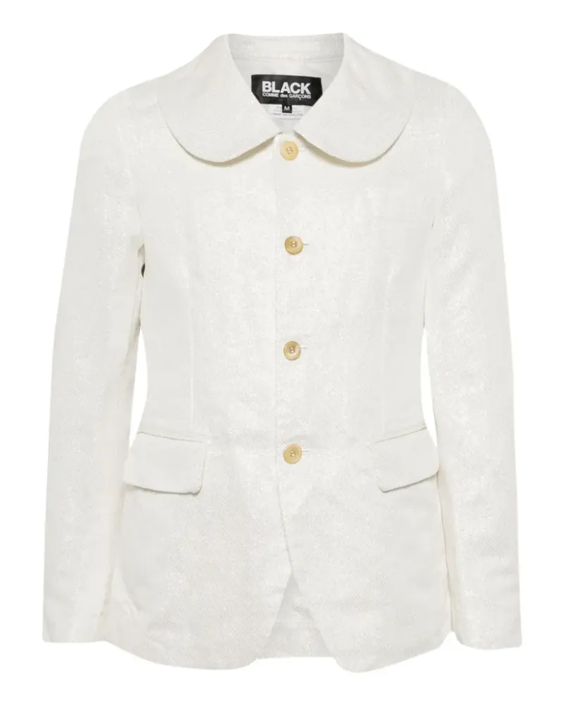 Comme des Garçons Peter-Pan-collar single breasted blazer - Weiß Weiß