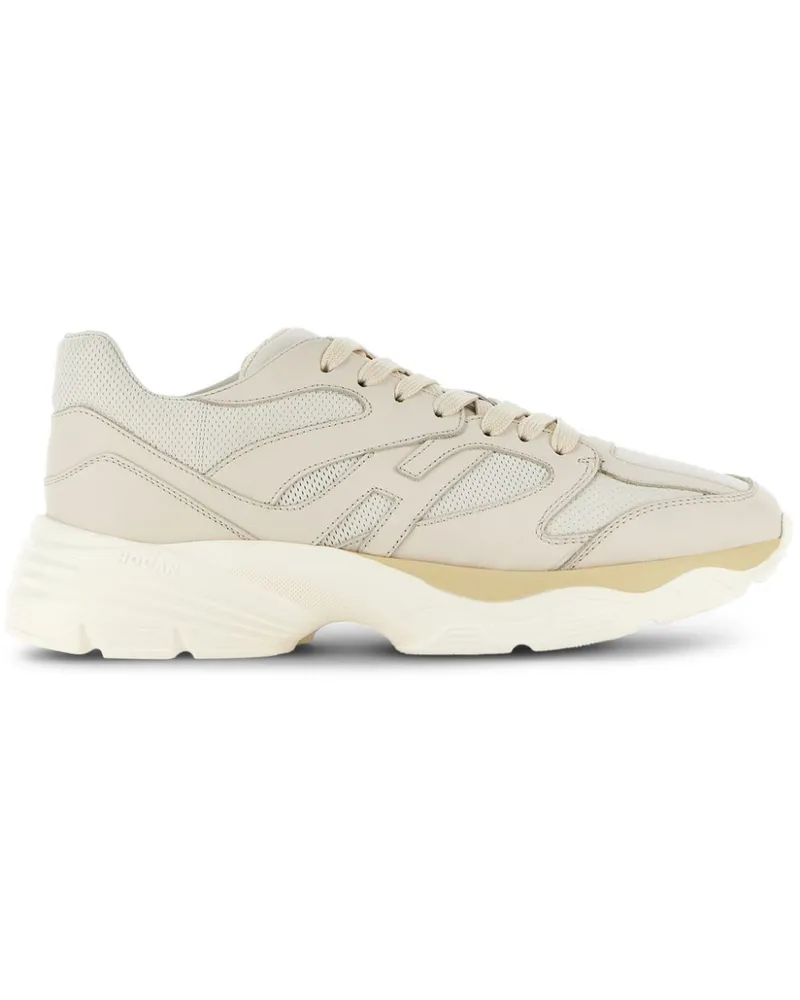 Hogan Sneakers mit Kontrasteinsätzen - Nude Nude