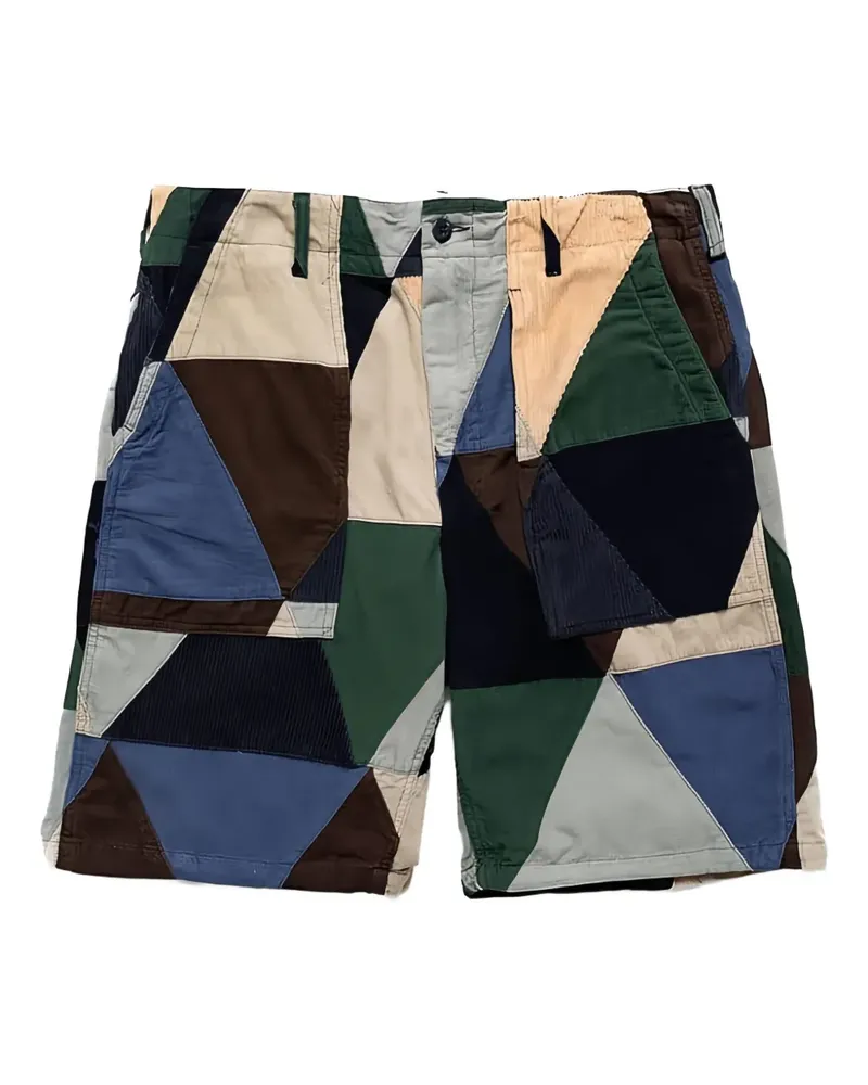 Engineered Garments Fatigue Patchwork-Shorts - Blau Blau