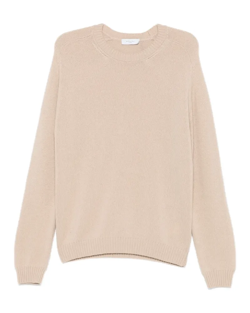 Boglioli Pullover mit geripptem Besatz - Nude Nude