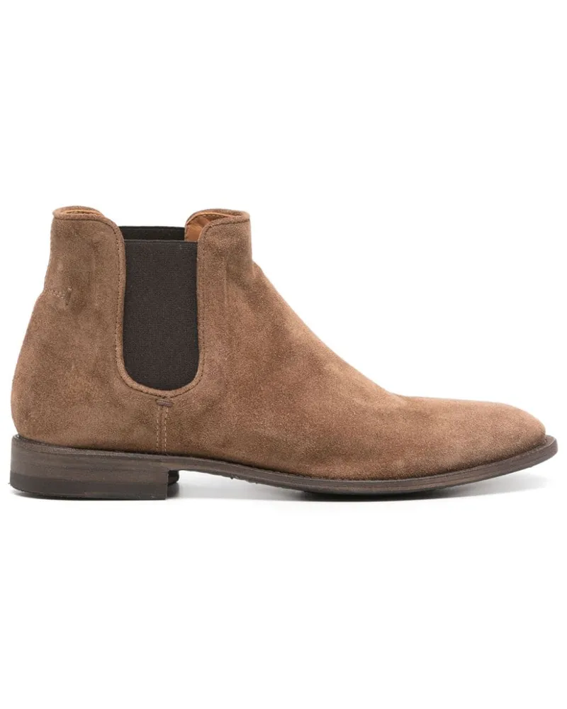 Alberto Fasciani Heide Stiefel aus Wildleder 40mm Braun