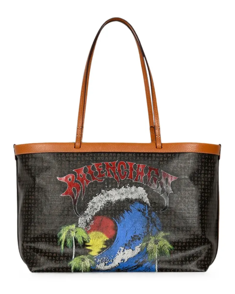 Balenciaga Mittelgroßer Tote Bag - Schwarz Schwarz