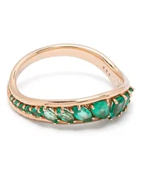 Fernando Jorge Emerald Stream Wave Ring Rosa