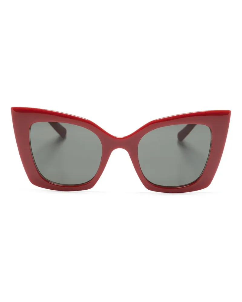 Saint Laurent SL 552 Sonnenbrille mit Oversized-Gestell - Rot Rot