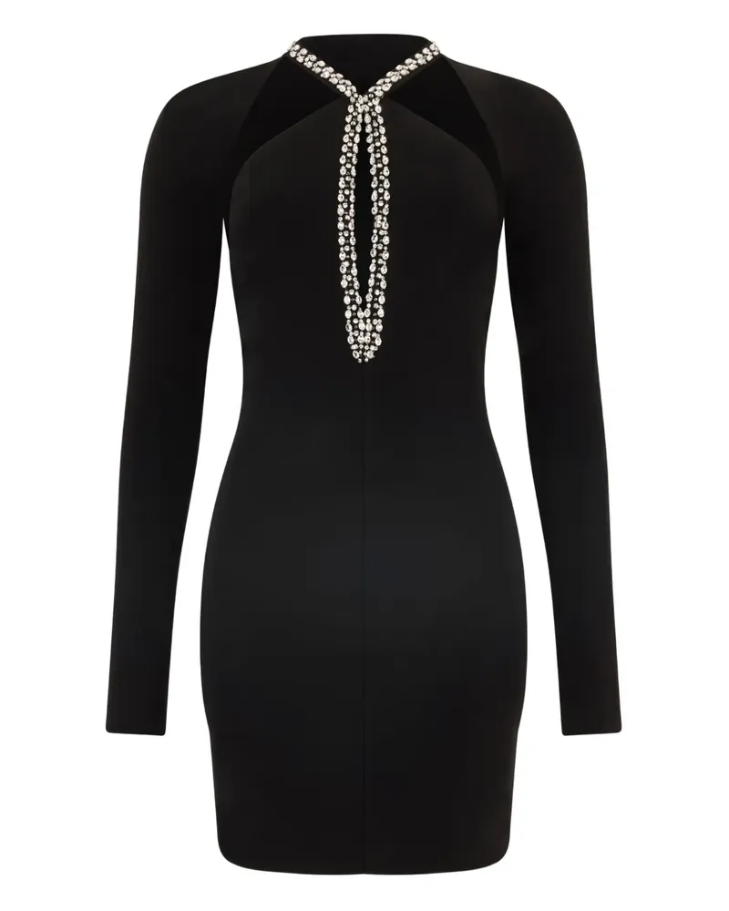 Roberto Cavalli Minikleid mit Cut-Out - Schwarz Schwarz