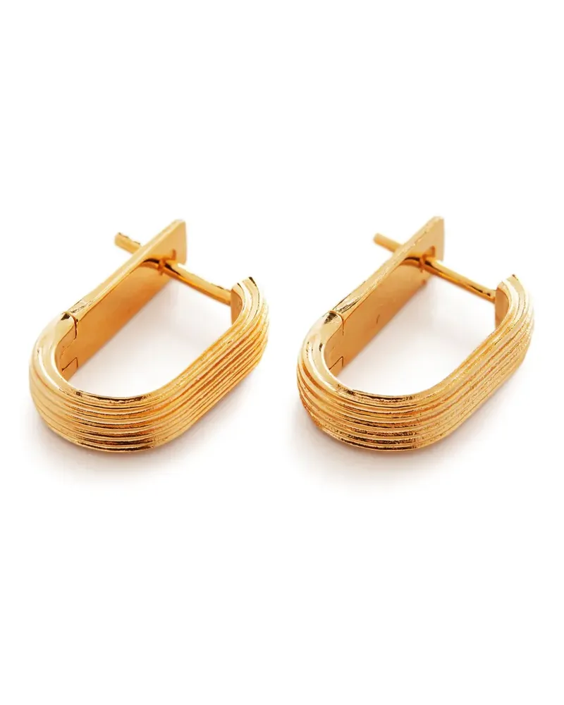 Monica Vinader Groovie Ohrringe - Gold Gold
