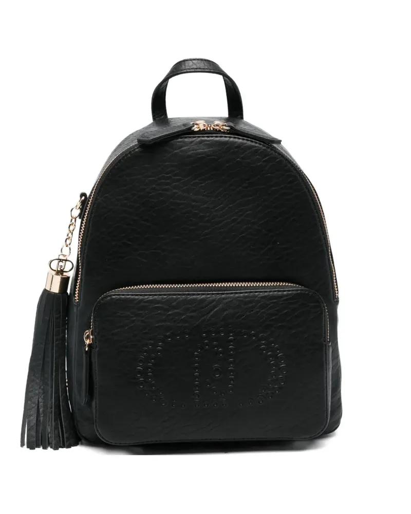 Liu Jo Rucksack mit Logo-Prägung - Schwarz Schwarz