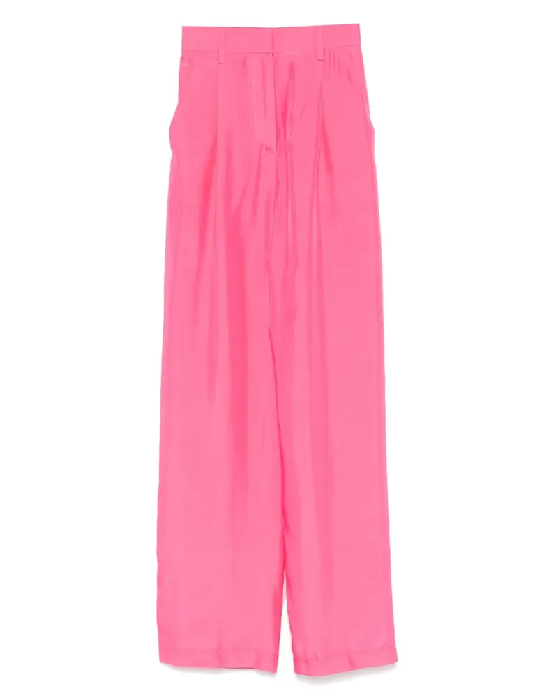 forte_forte Hose aus Seide - Rosa Rosa