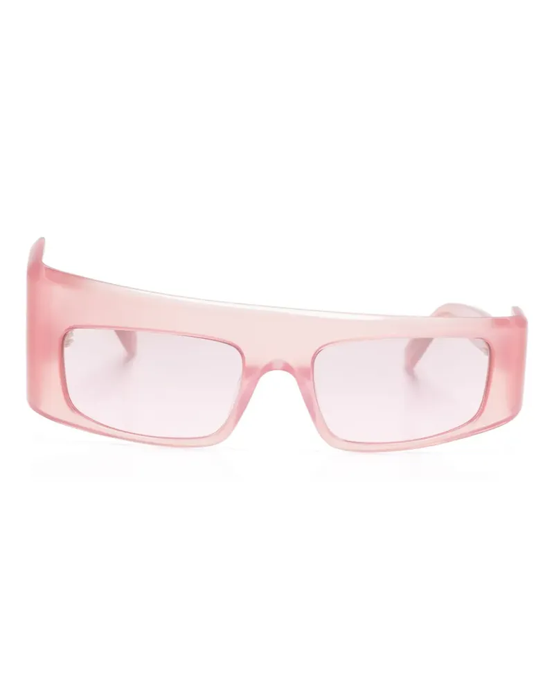GCDS Sonnenbrille mit geometrischem Gestell - Rosa Rosa