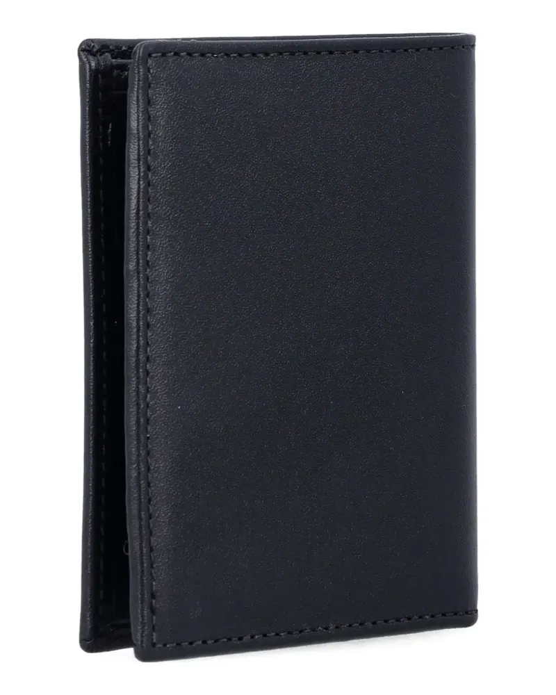 Comme des Garçons leather bifold wallet - Schwarz Schwarz