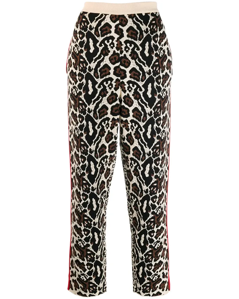 Stella McCartney Jogginghose mit Leoparden-Print - Nude Nude