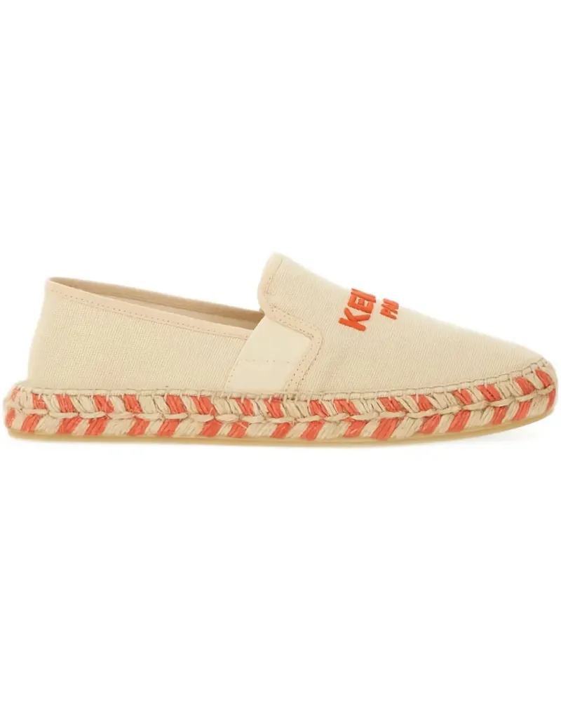 Kenzo Espadrilles mit Logo-Stickerei - Nude Nude