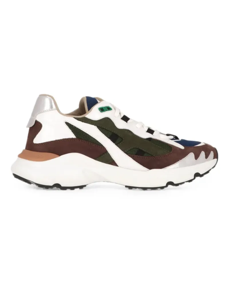 TOD'S panelled leather sneakers - Weiß Weiß