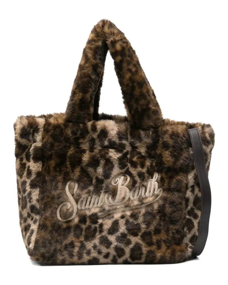 MC2 Saint Barth Colette Shopper mit Leoparden-Print - Braun Braun