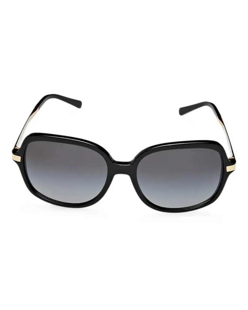Michael Kors Adrianna Sonnenbrille mit eckigem Gestell - Schwarz Schwarz