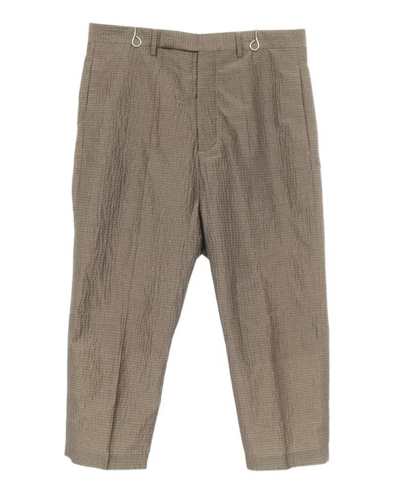 Rick Owens 2010s Astaires cropped trousers - Nude Nude