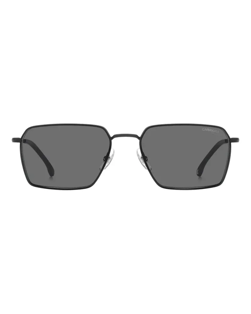 Carrera Sonnenbrille mit eckigem Gestell - Schwarz Schwarz