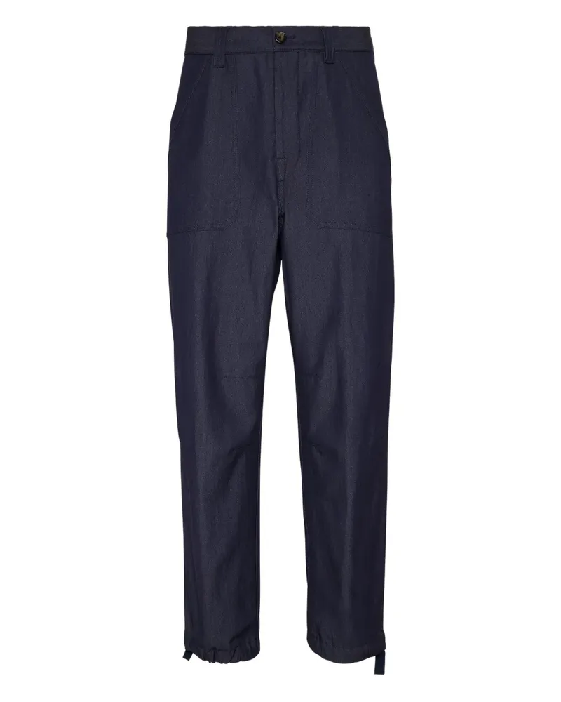 Brunello Cucinelli Hose mit Knöpfen - Blau Blau