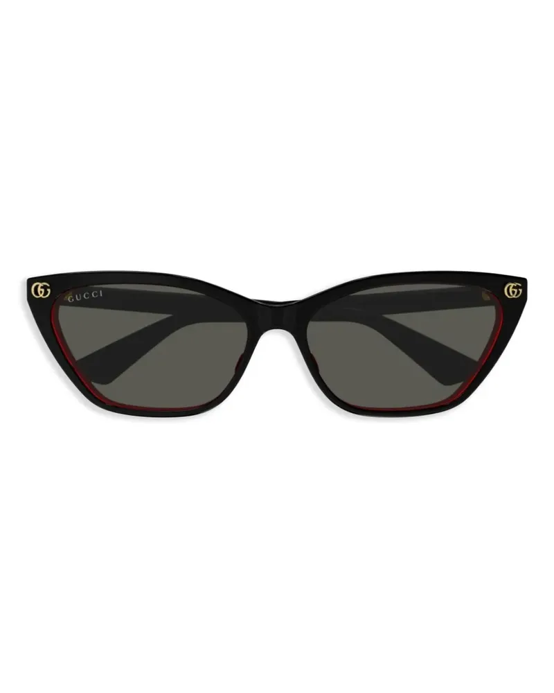 Gucci Sonnenbrille mit Cat-Eye-Gestell - Schwarz Schwarz