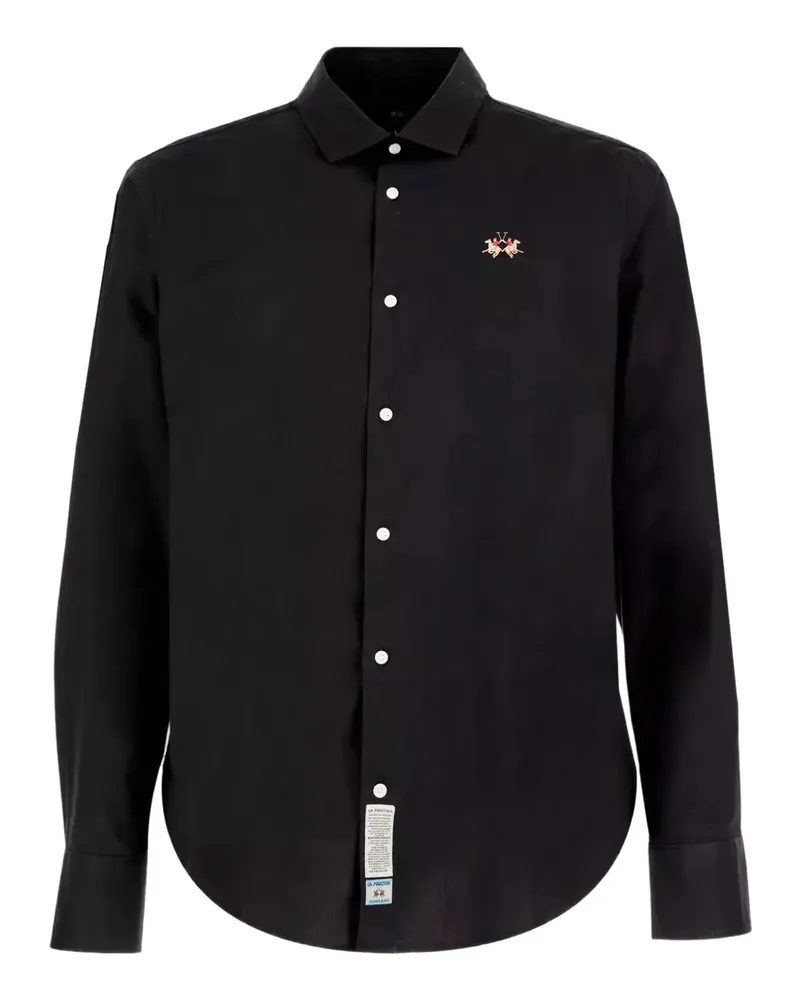 La Martina Geknöpftes Garrick Hemd - Schwarz Schwarz