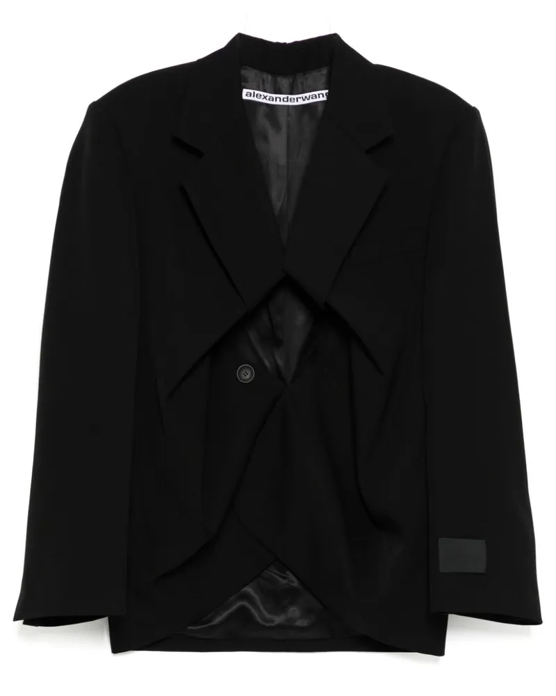 Alexander Wang Sakko mit Schlitz - Schwarz Schwarz