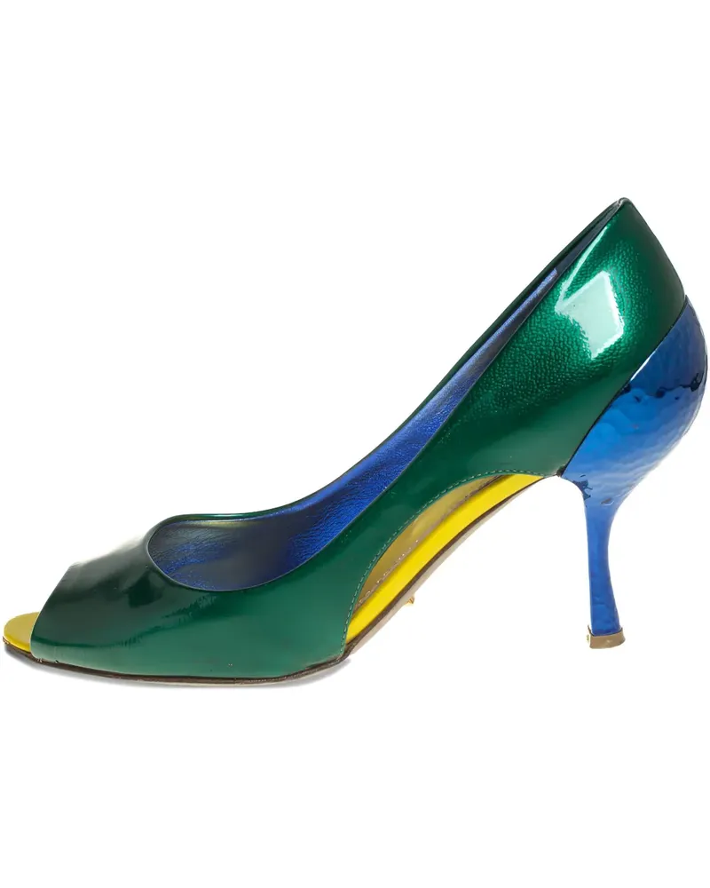 Sergio Rossi Pumps mit Absatz 80mm - Grün Grün