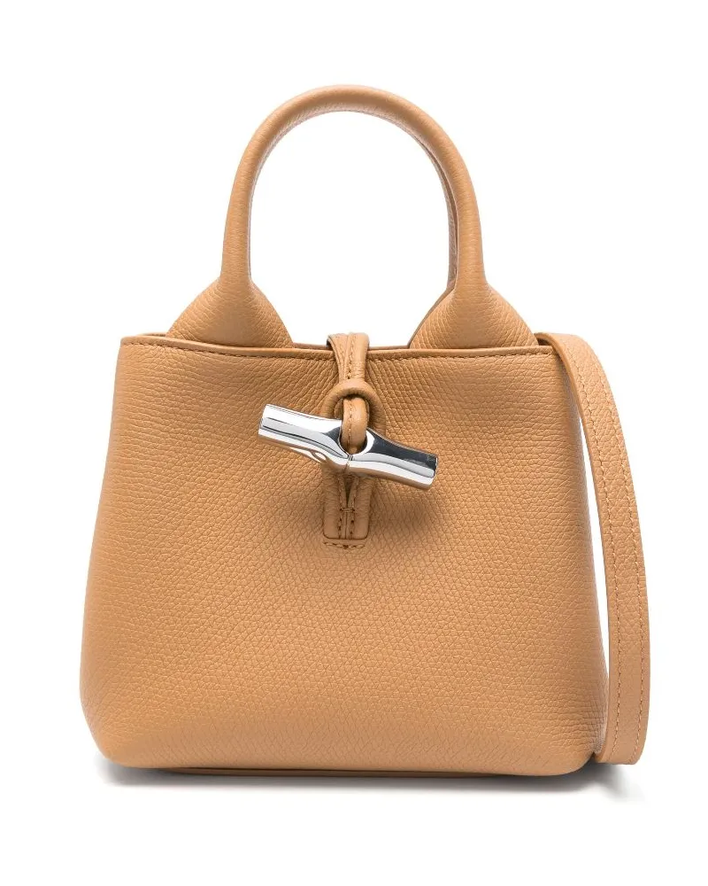 Longchamp XS Le Roseau Tote Bag - Braun Braun