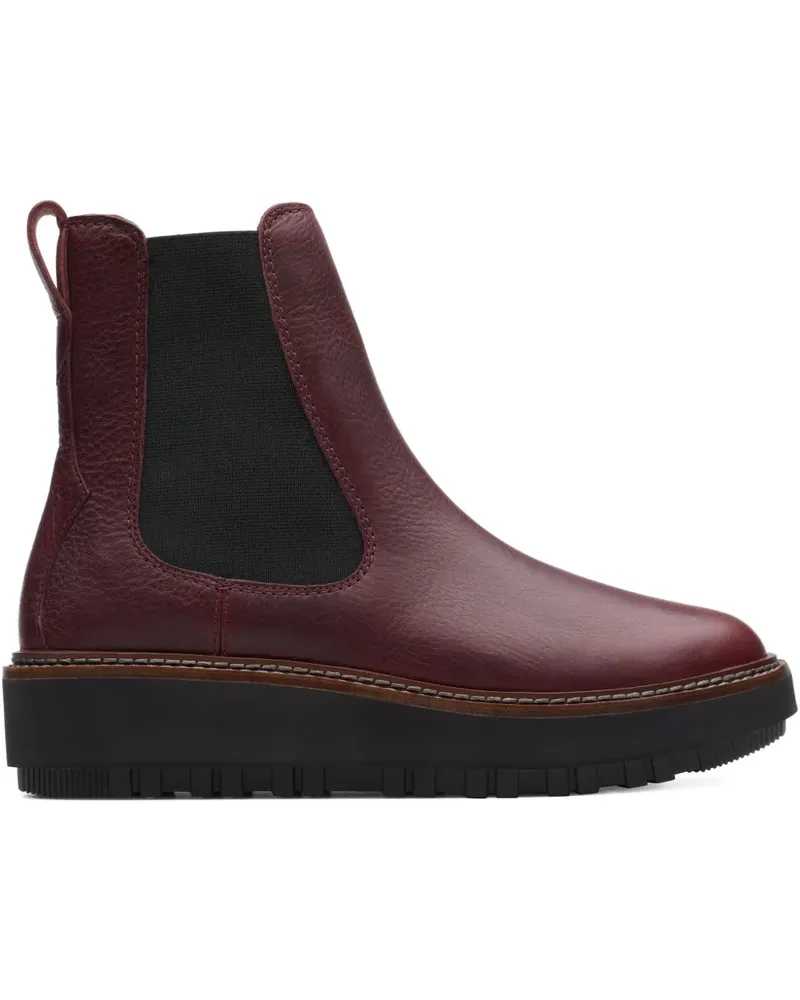 Clarks Orianna leather boots - Rot Rot