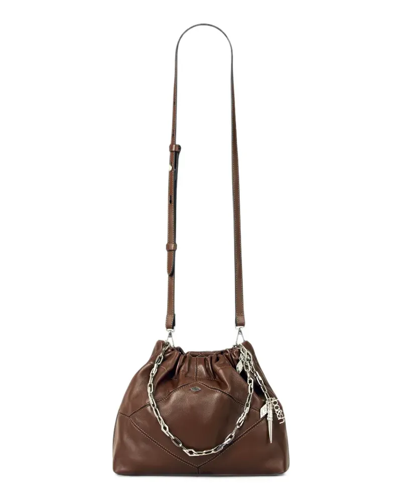 ba&sh Klassische Schultertasche - Braun Braun