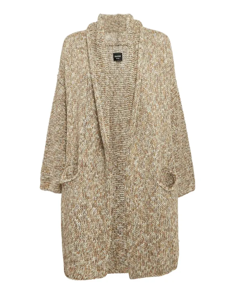 Zadig & Voltaire Gerippter Cardigan - Braun Braun
