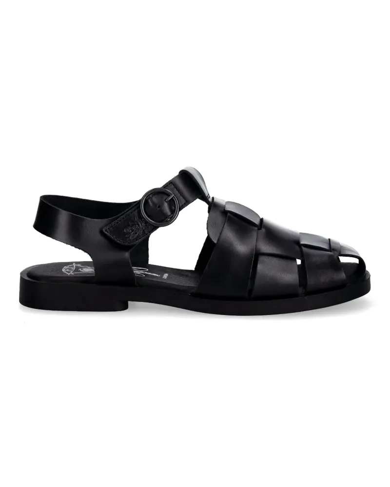 Fly London interwoven leather sandals - Schwarz Schwarz