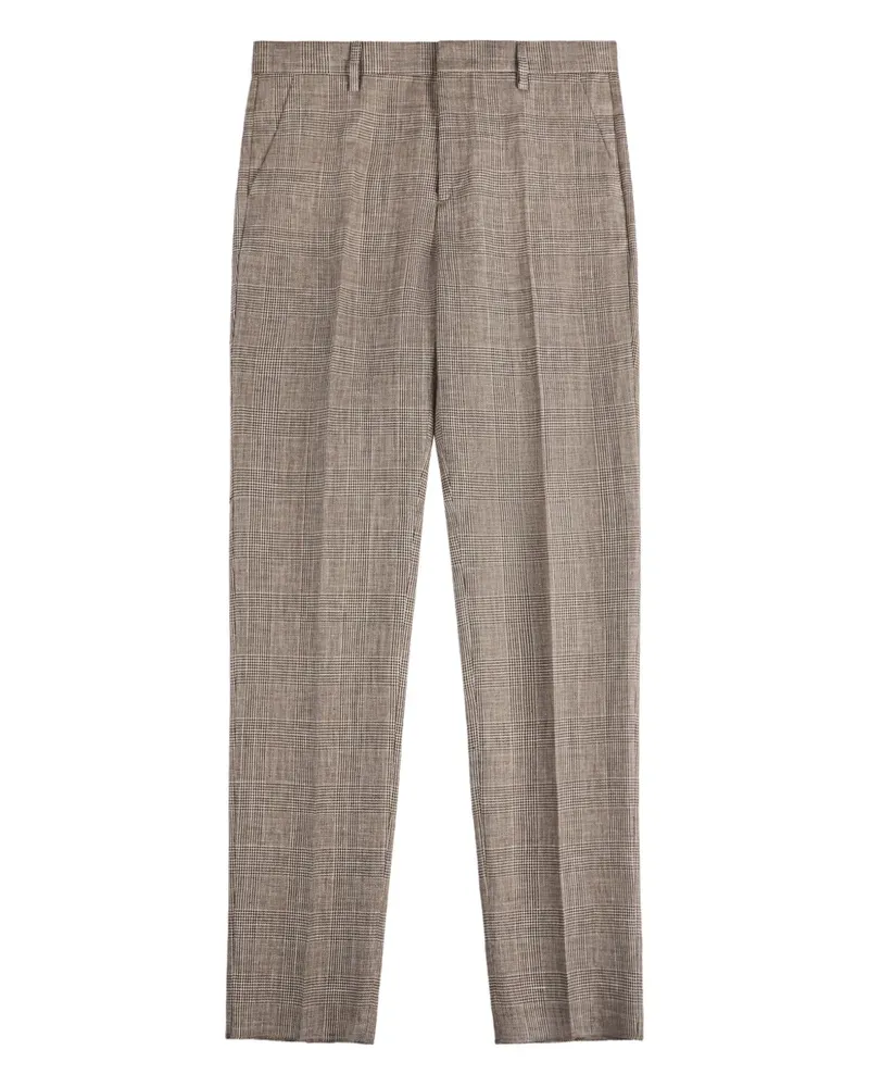 Fay Karierte Hose - Nude Nude