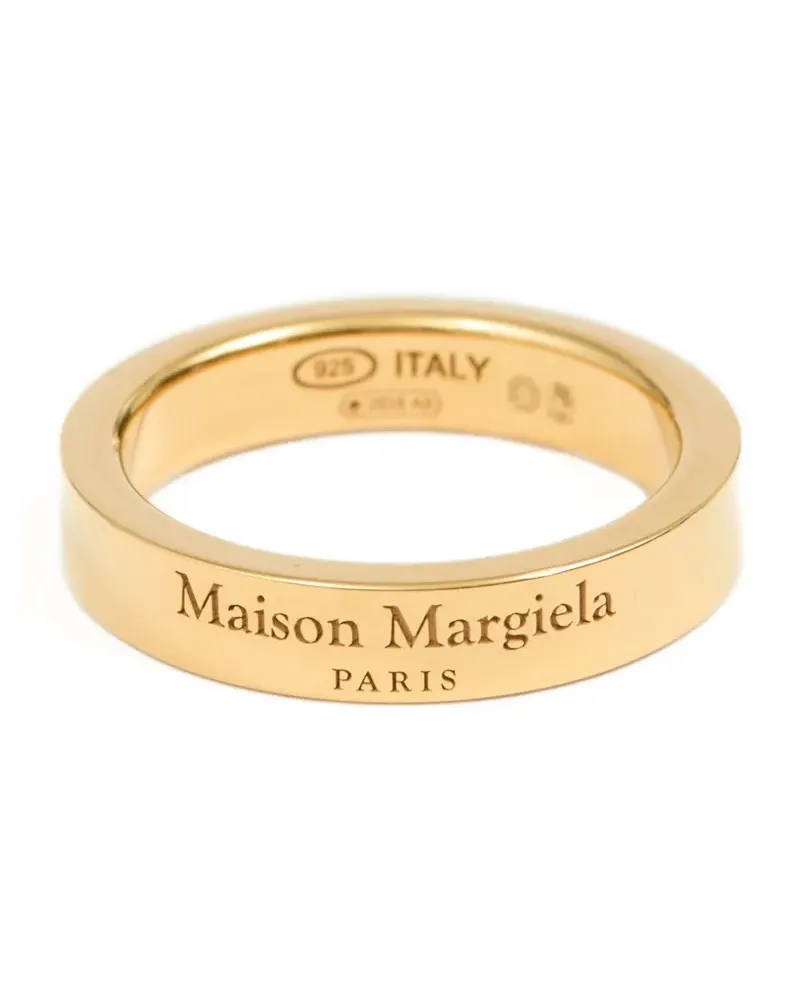 Maison Margiela Ring mit Logo-Gravur - Gold Gold