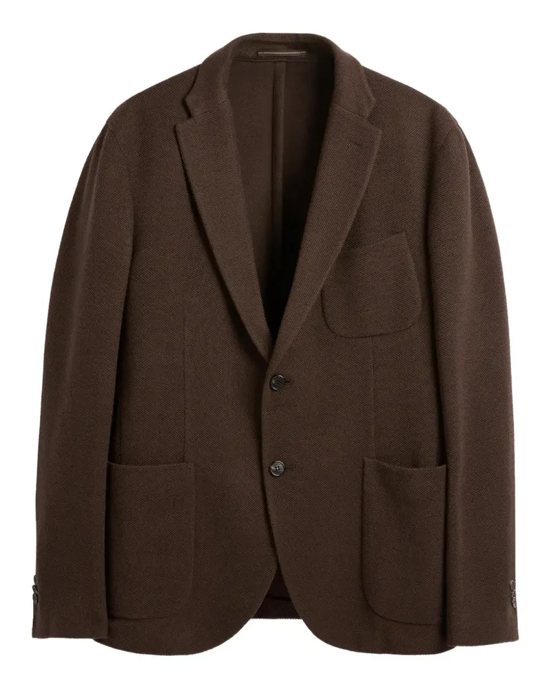 Slowear Schmales Hopsack Sakko - Braun Braun