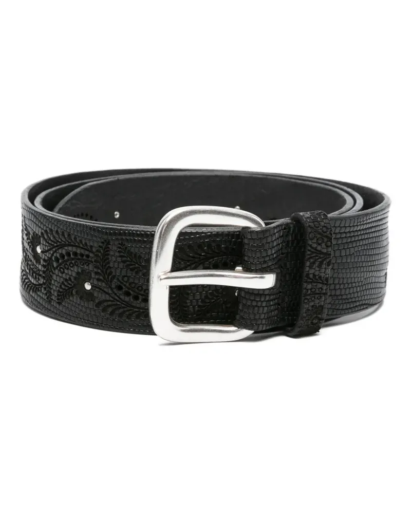 Orciani Gürtel aus Leder - Schwarz Schwarz