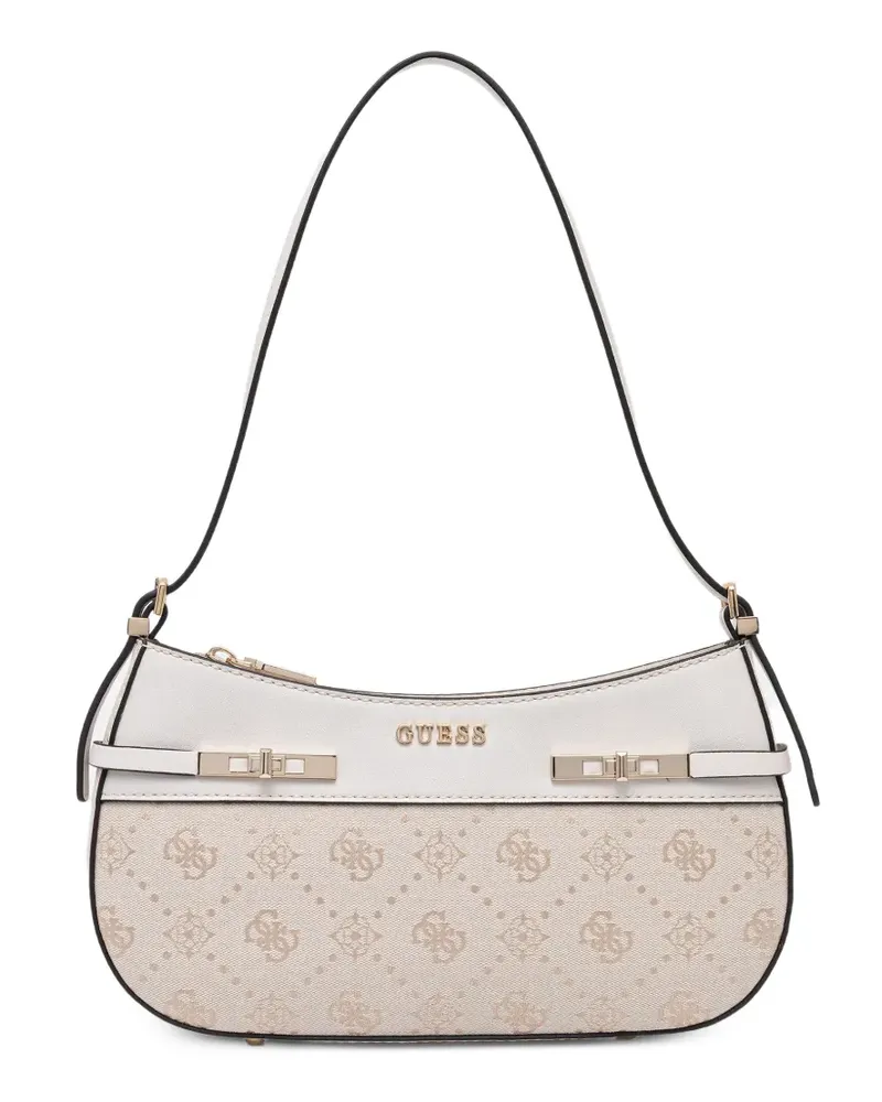 Guess Tote Bag mit Monogramm - Nude Nude