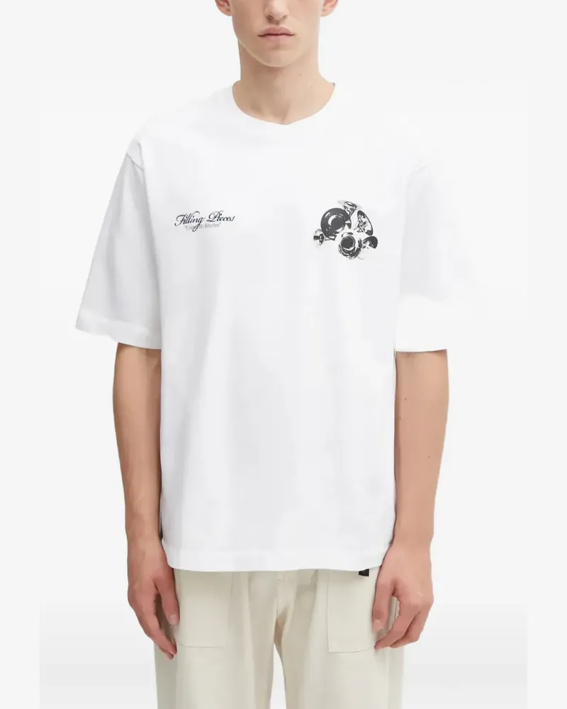 Filling Pieces T-Shirt mit Print - Weiß Weiß
