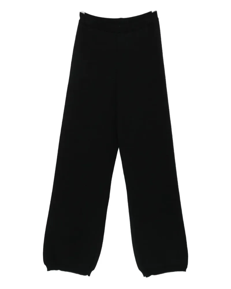 Hannes Roether elastic-ankles pants - Schwarz Schwarz