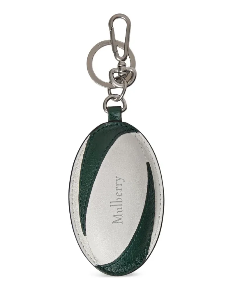 Mulberry Schlüsselanhänger im Rugby-Ball-Design - Grün Grün