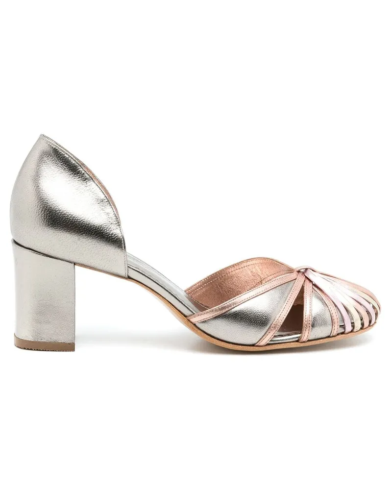 Sarah Chofakian Scarpin Pumps - Metallic Metallic