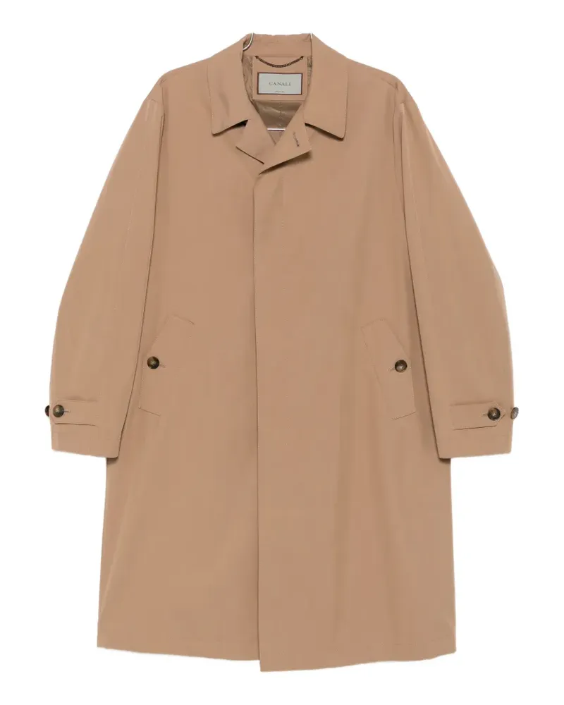 Canali Mantel mit Knopfleiste - Nude Nude