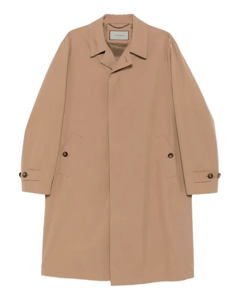 Canali Mantel mit Knopfleiste - Nude Nude