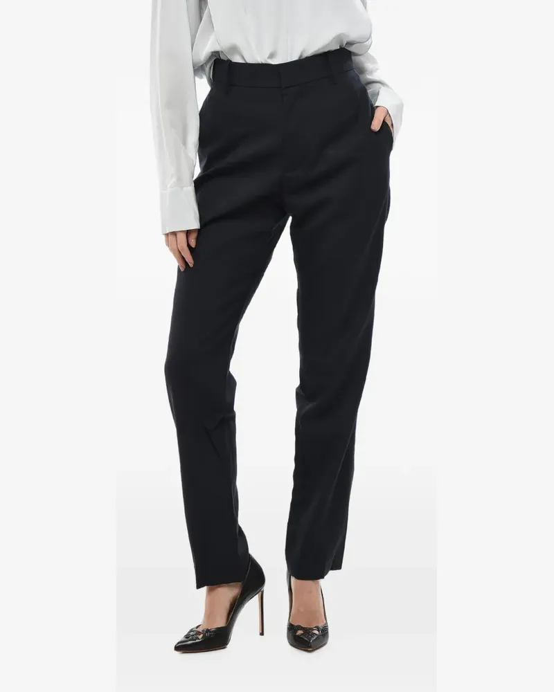Stella McCartney Hose mit Gürtelschlaufe und Taschen - Schwarz Schwarz