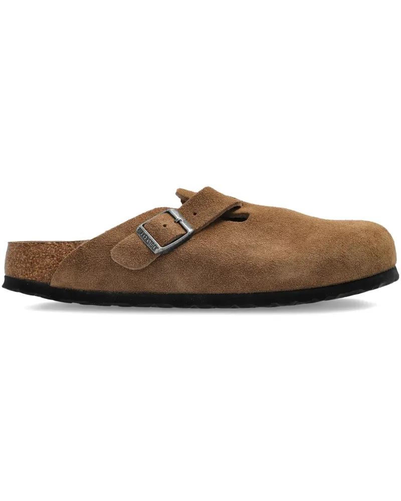 Birkenstock Mules aus Wildleder - Braun Braun
