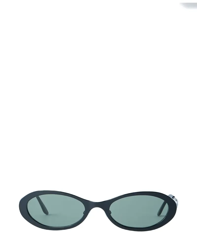 Our Legacy oval-frame sunglasses - Schwarz Schwarz