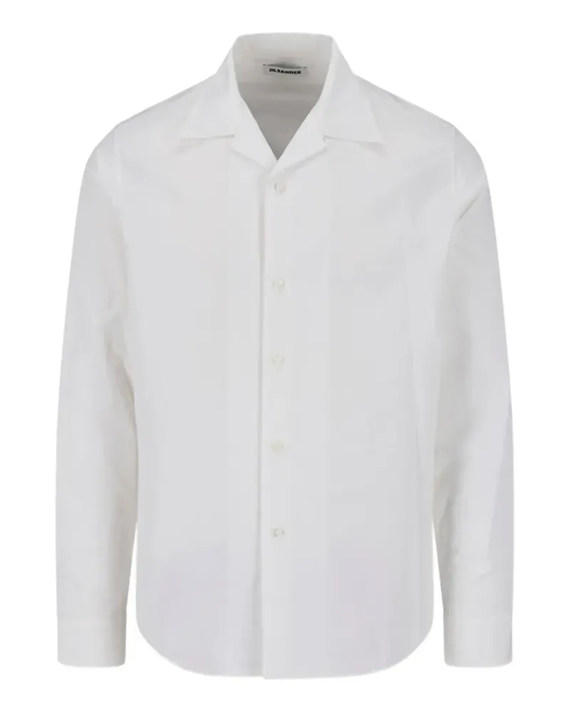 Jil Sander Hemd mit Eton-Kragen - Weiß Weiß