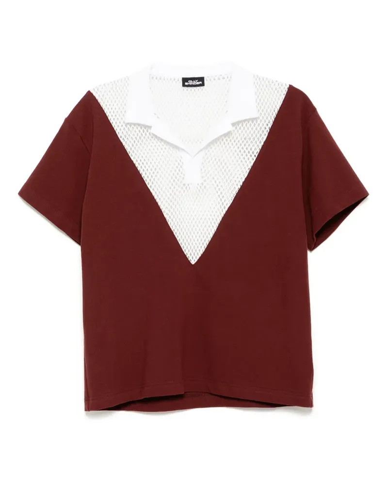 Olly Shinder V Hybrid Poloshirt - Rot Rot