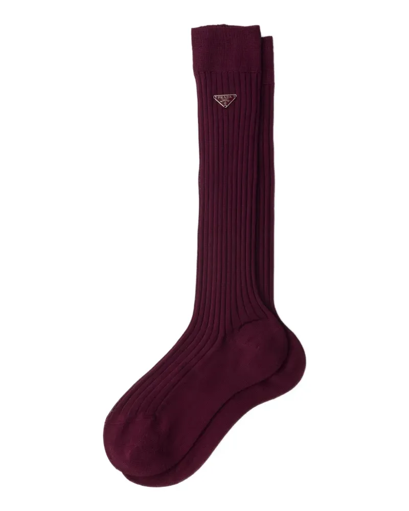 Prada cotton socks - Rot Rot